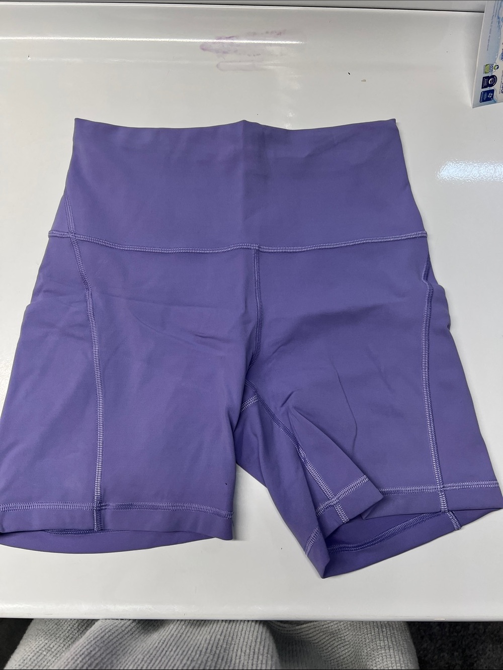 lululemon athletica Women's Lavender/Purple High-Rise Bike Shorts